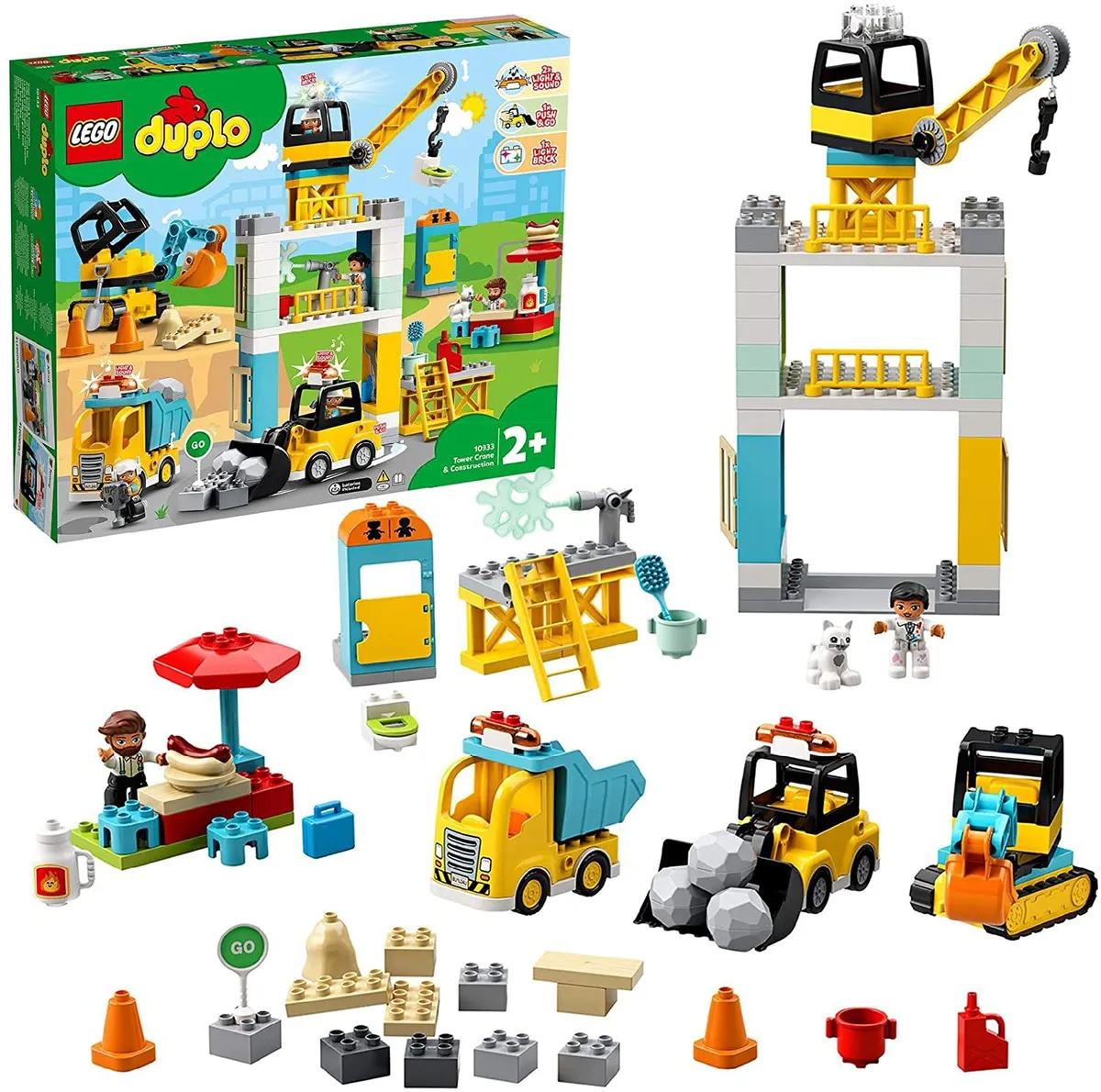 Lego Duplo Town Crane & Construction Set