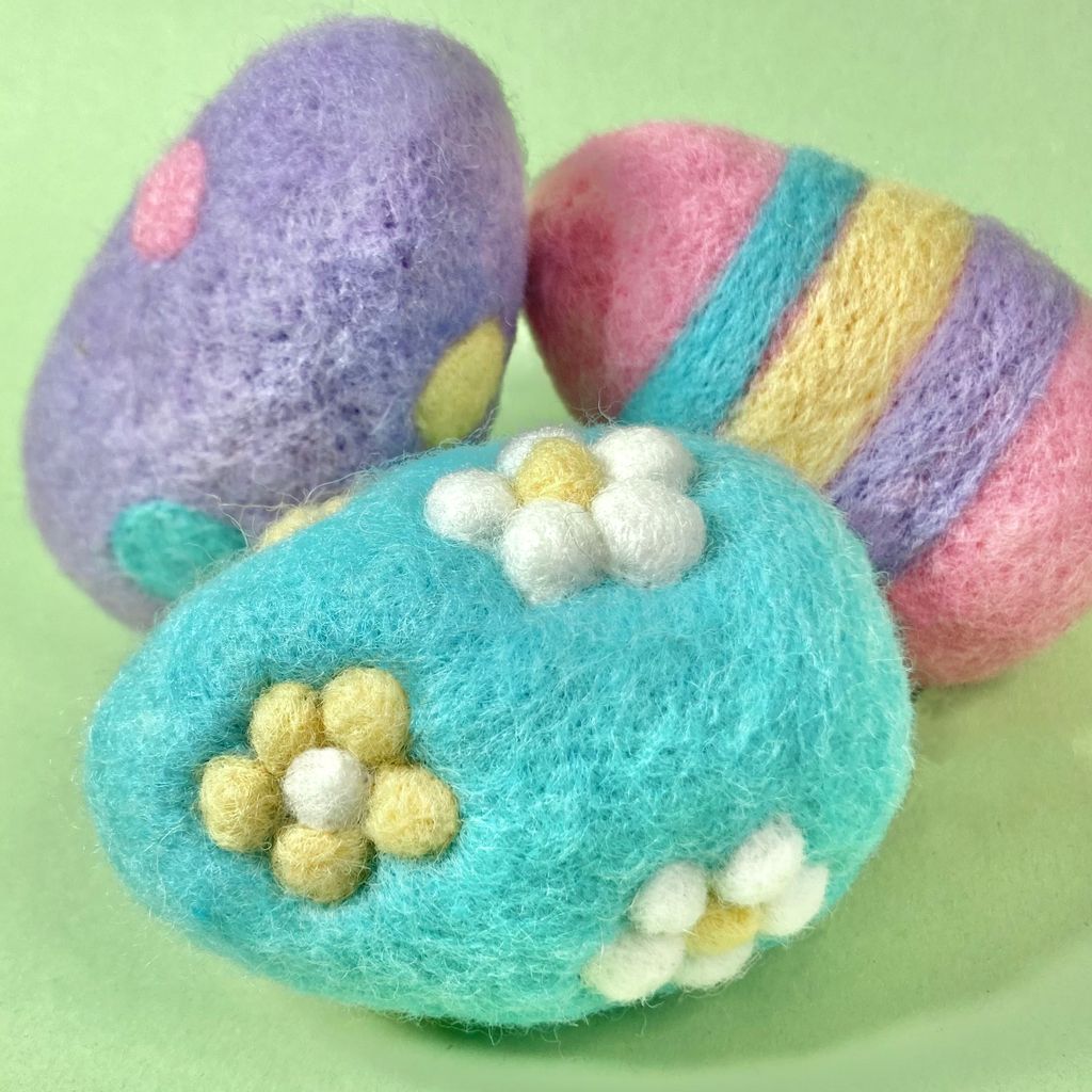 Needle Felted Eggs (Cover)