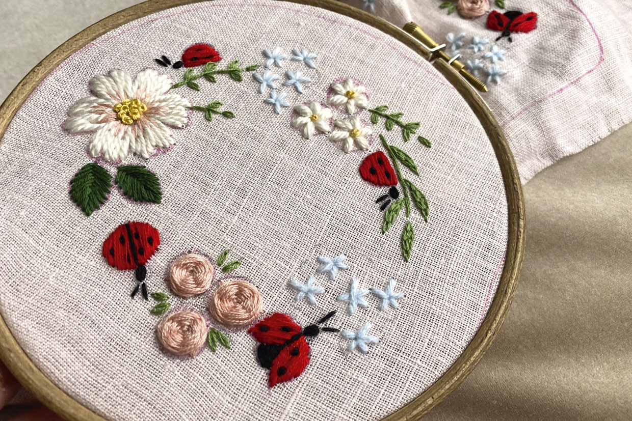 How to choose the best fabric for embroidery - Gathered