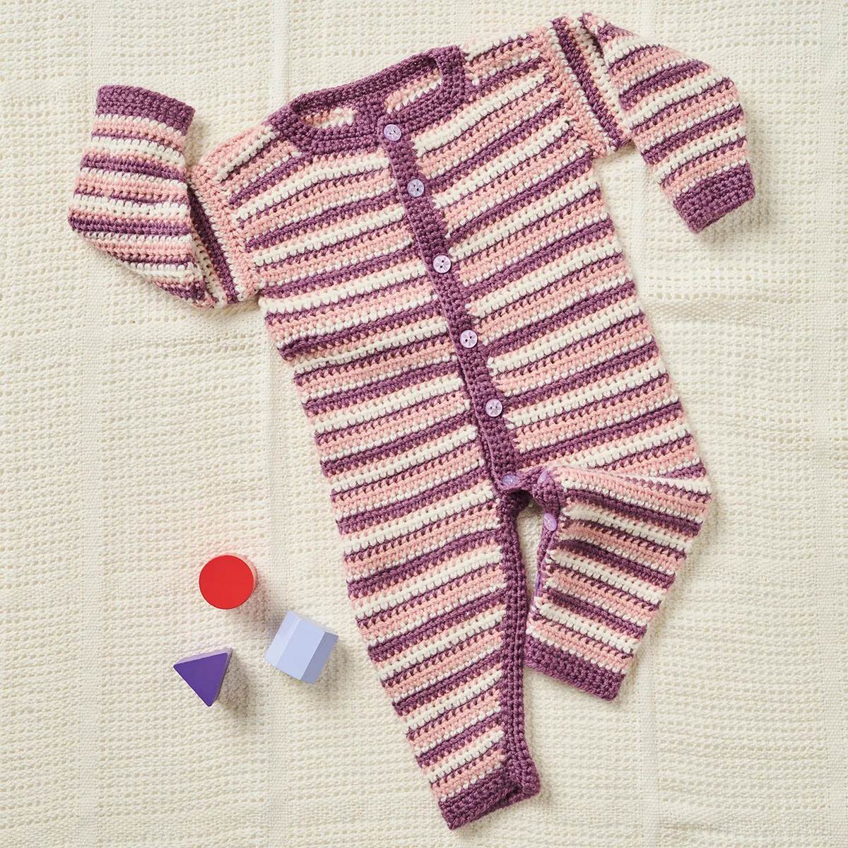 free crochet baby suit pattern - square