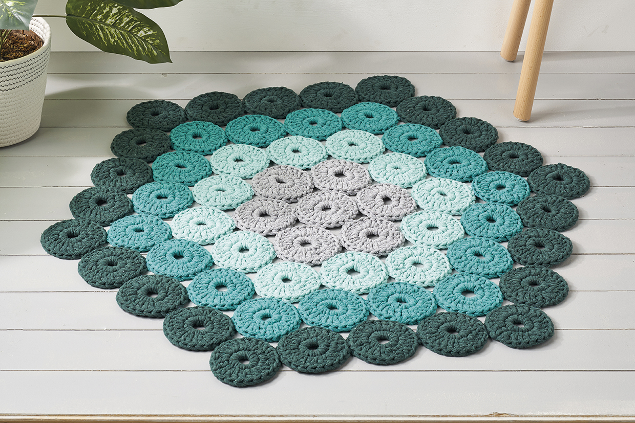 Free Crochet Rug Pattern Gathered