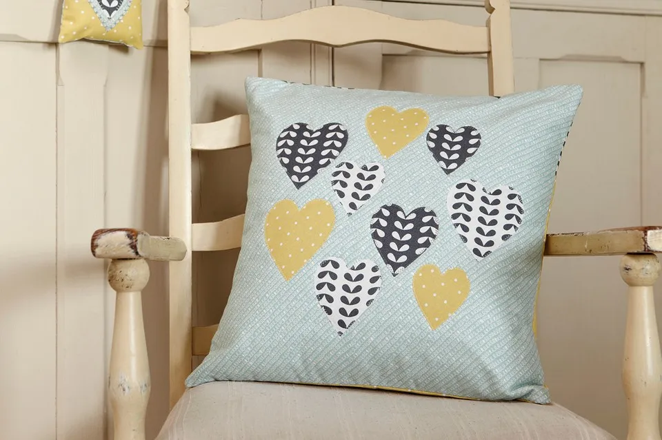 heart template printables cushion