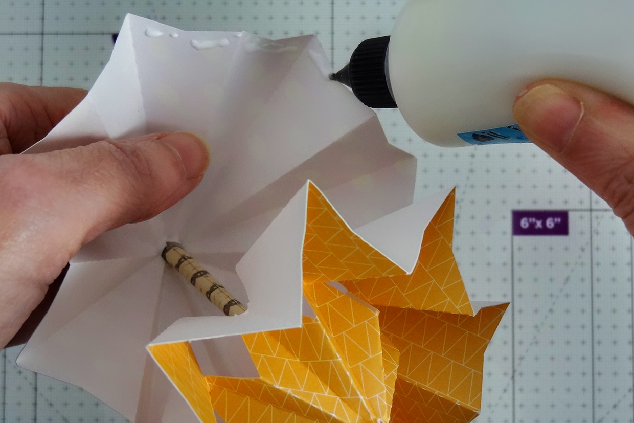 how to make a small paper umbrella 18