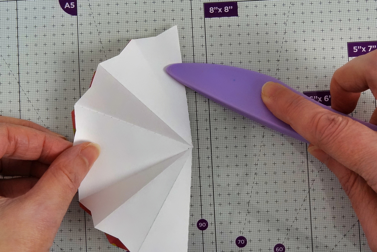 how to make a small paper umbrella 5
