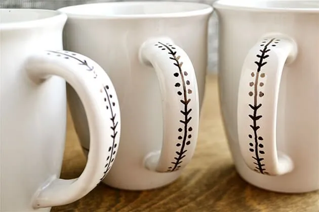 pottery painting ideas for your handles!