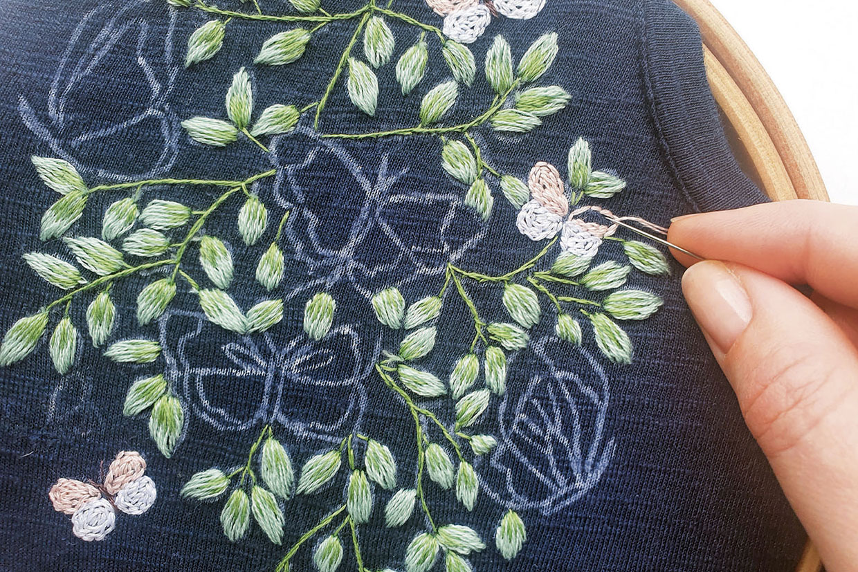 tshirt embroidery step 4