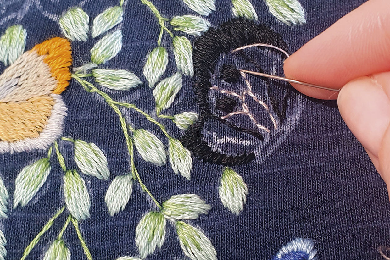 tshirt embroidery step 7