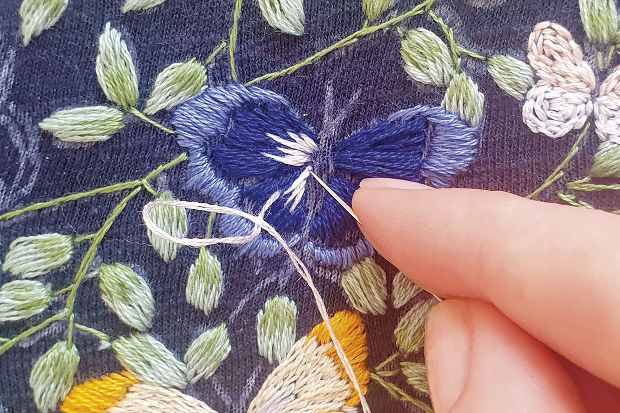 tshirt embroidery step 9