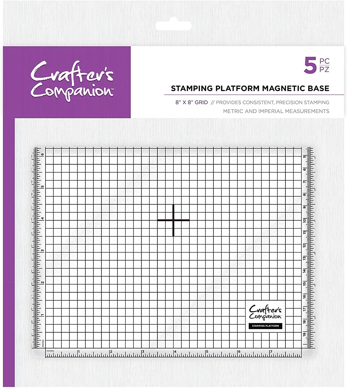 Best stamping platforms - Crafter's Companion 8 x 8 Stamping Platform Magnetic Base