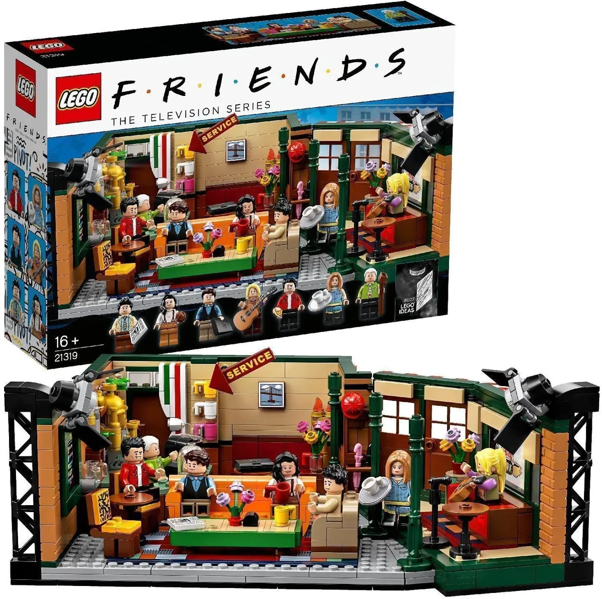 The Central Perk from TV show Friends made from Lego