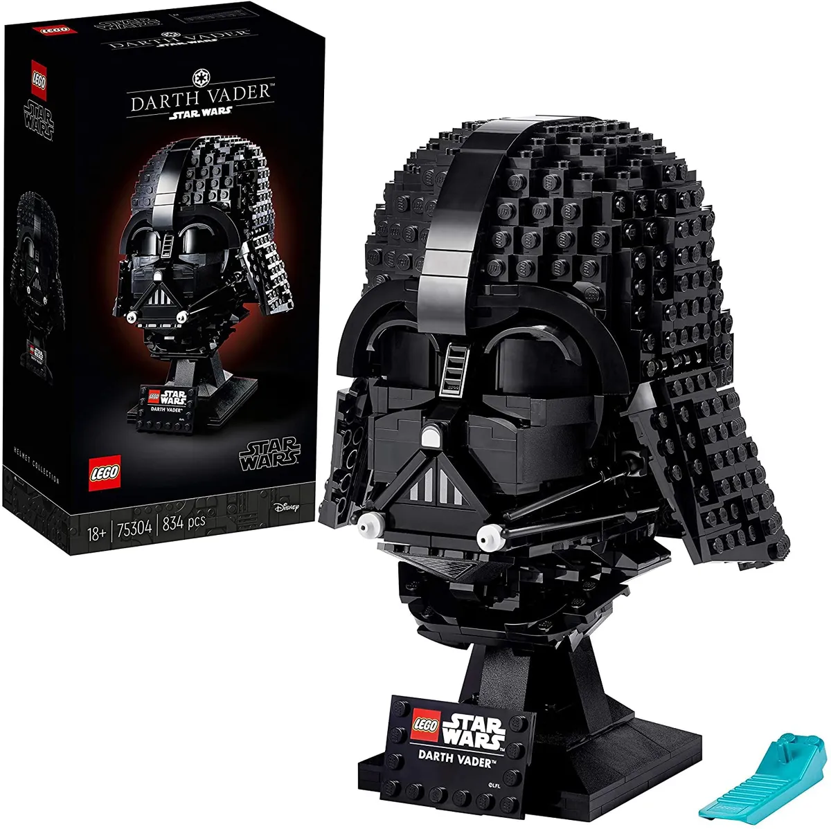 Star Wars Darth Vader Helmet made from lego