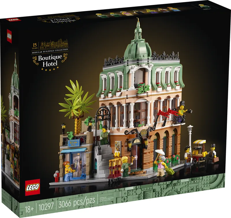 Lego Boutique Hotel kit box