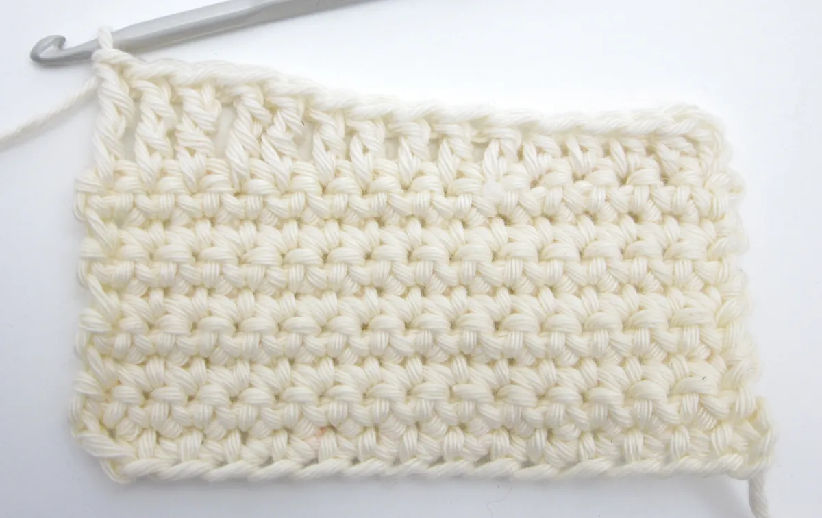 how to crochet extended stitches - example 01
