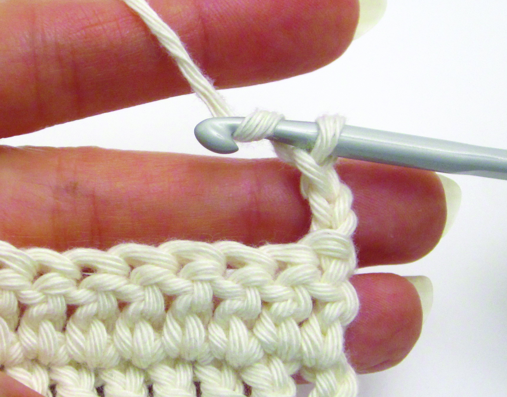 how to crochet extended stitches – step 02