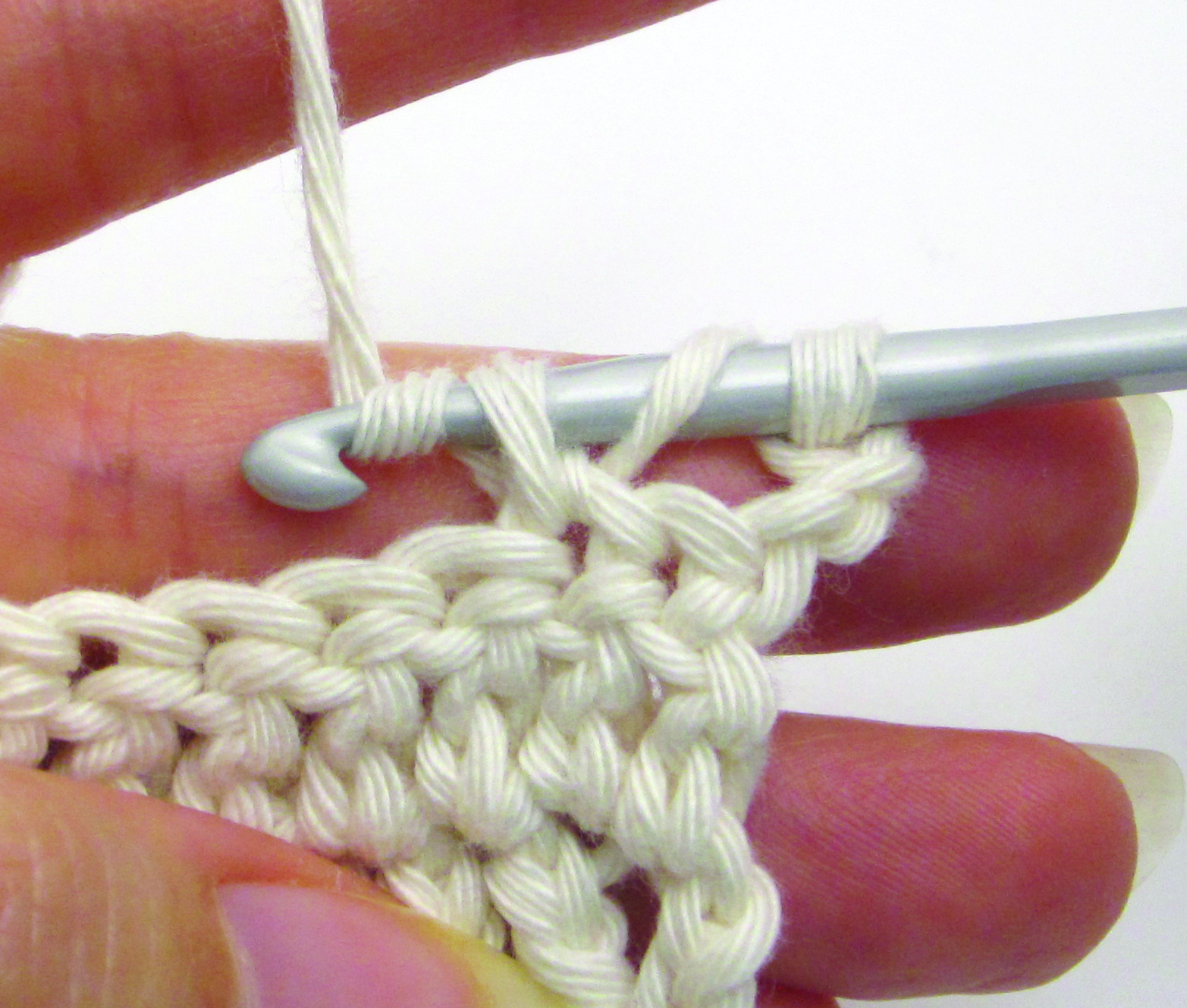 how to crochet extended stitches – step 04