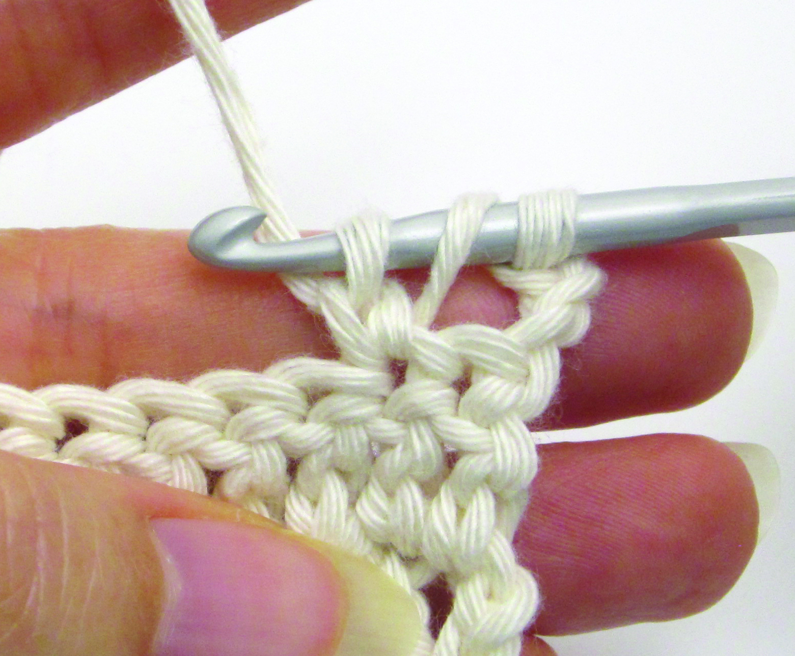 how to crochet extended stitches – step 05
