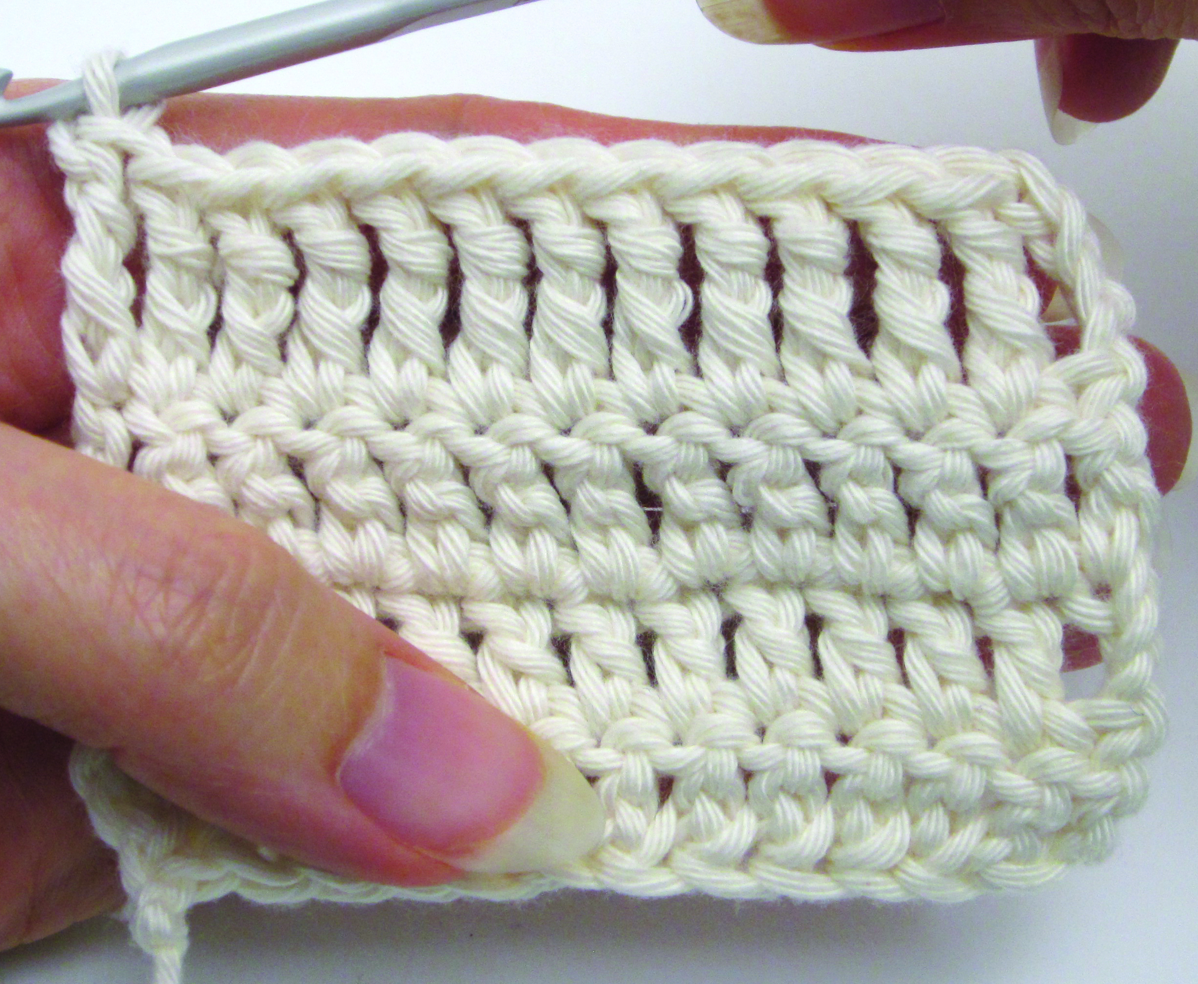 how to crochet extended stitches – step 09