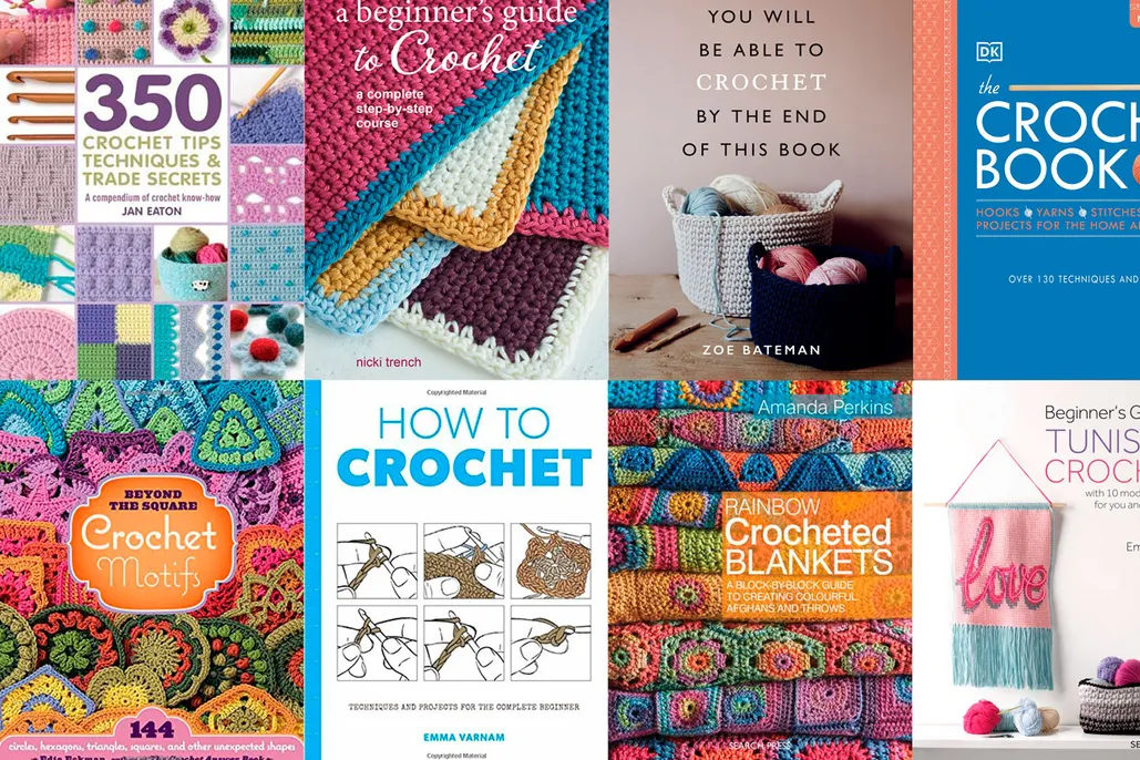40s Learn how to crochet pattern book with multiple stitches