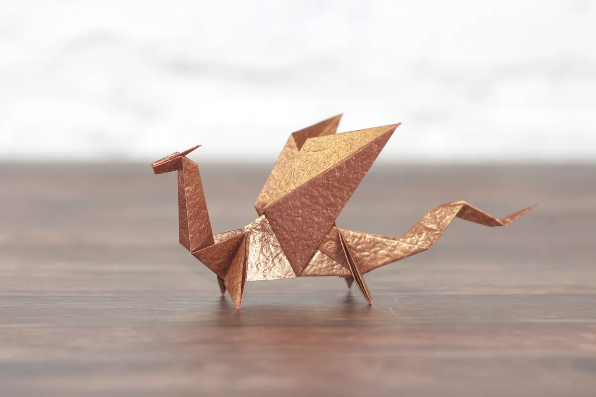 paper folding - dragon origami