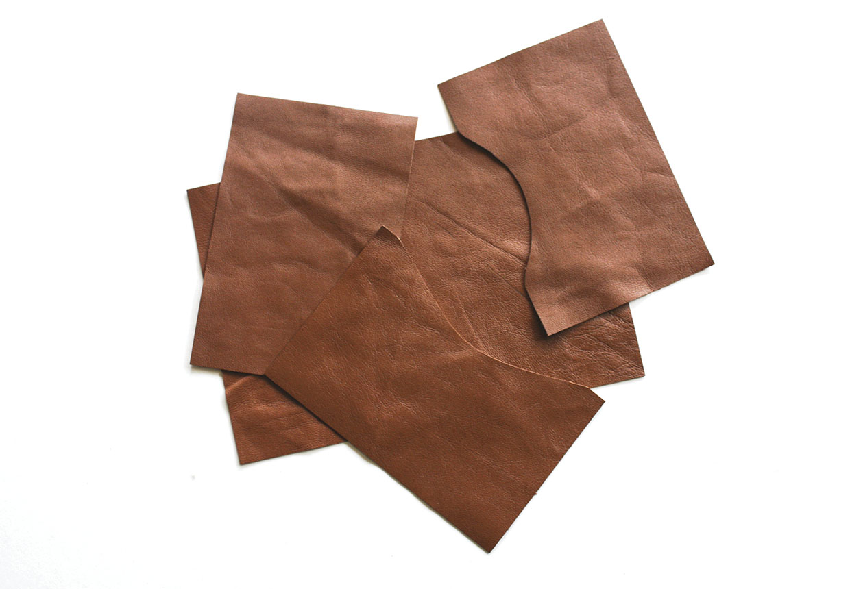Step 1 – cut out your leather carefully following the lines