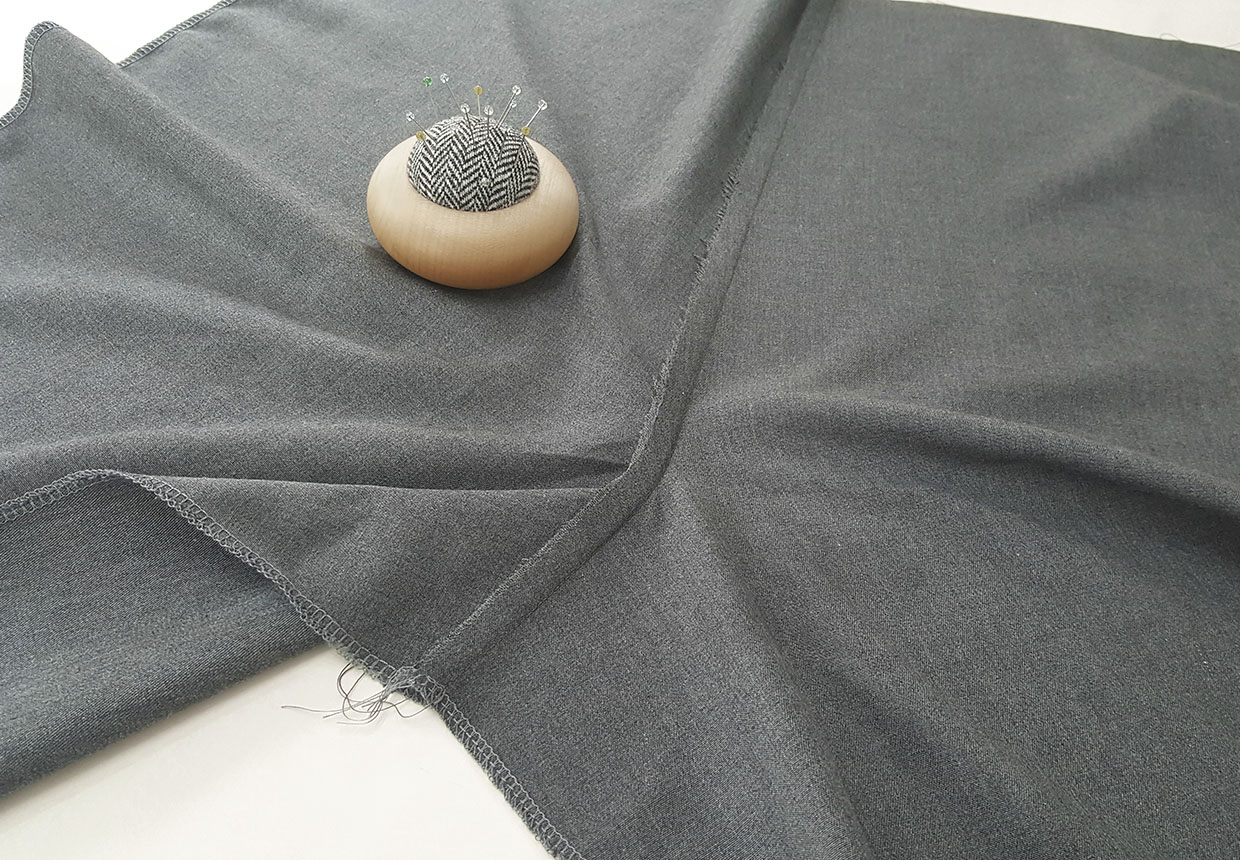 Step six – Pin and then sew the crotch seam RS together