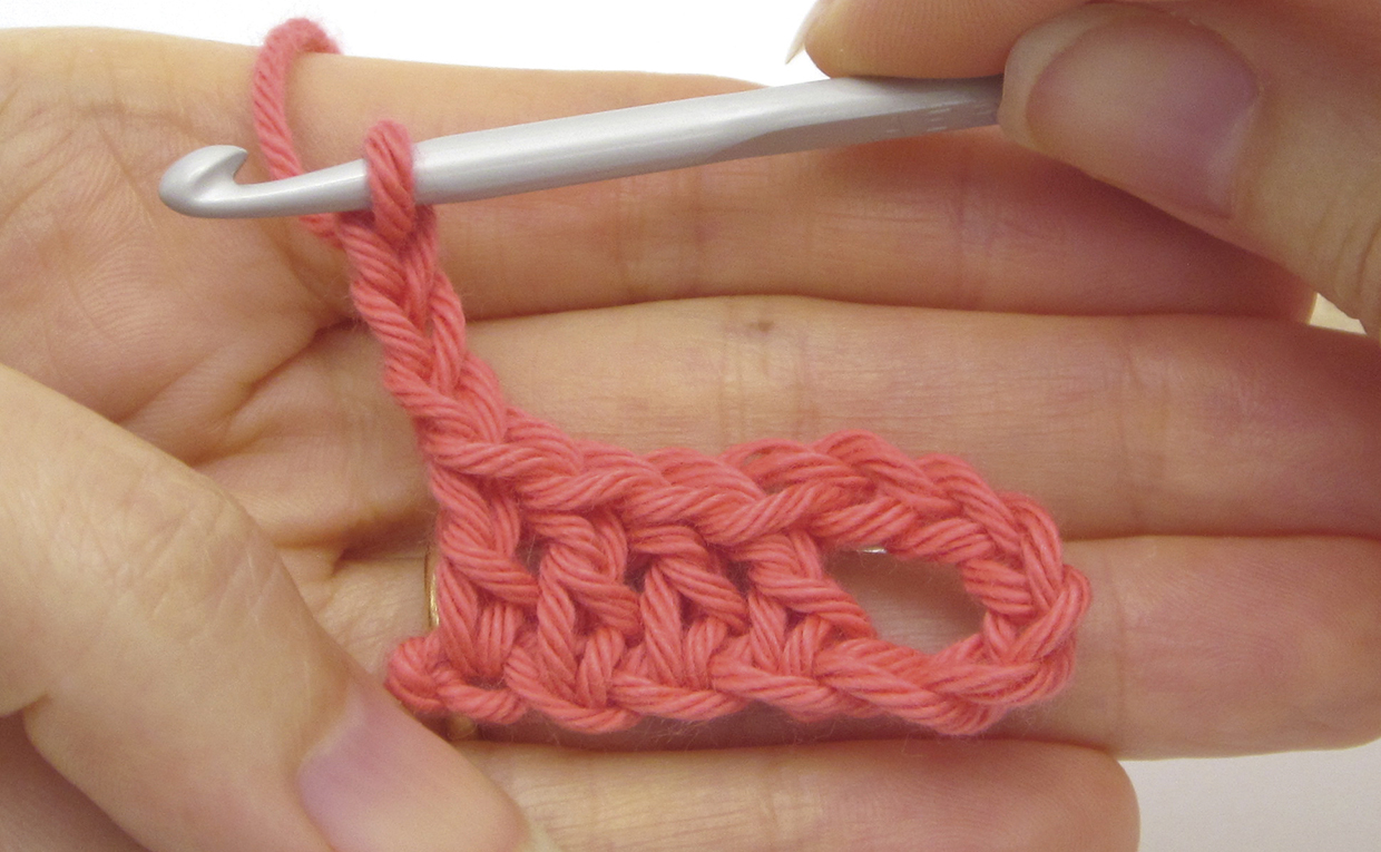 How to do bruges crochet - step 10