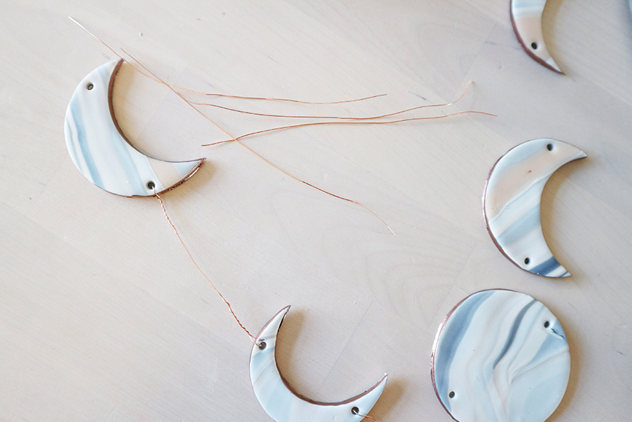 How to make a moon phase garland Step 6