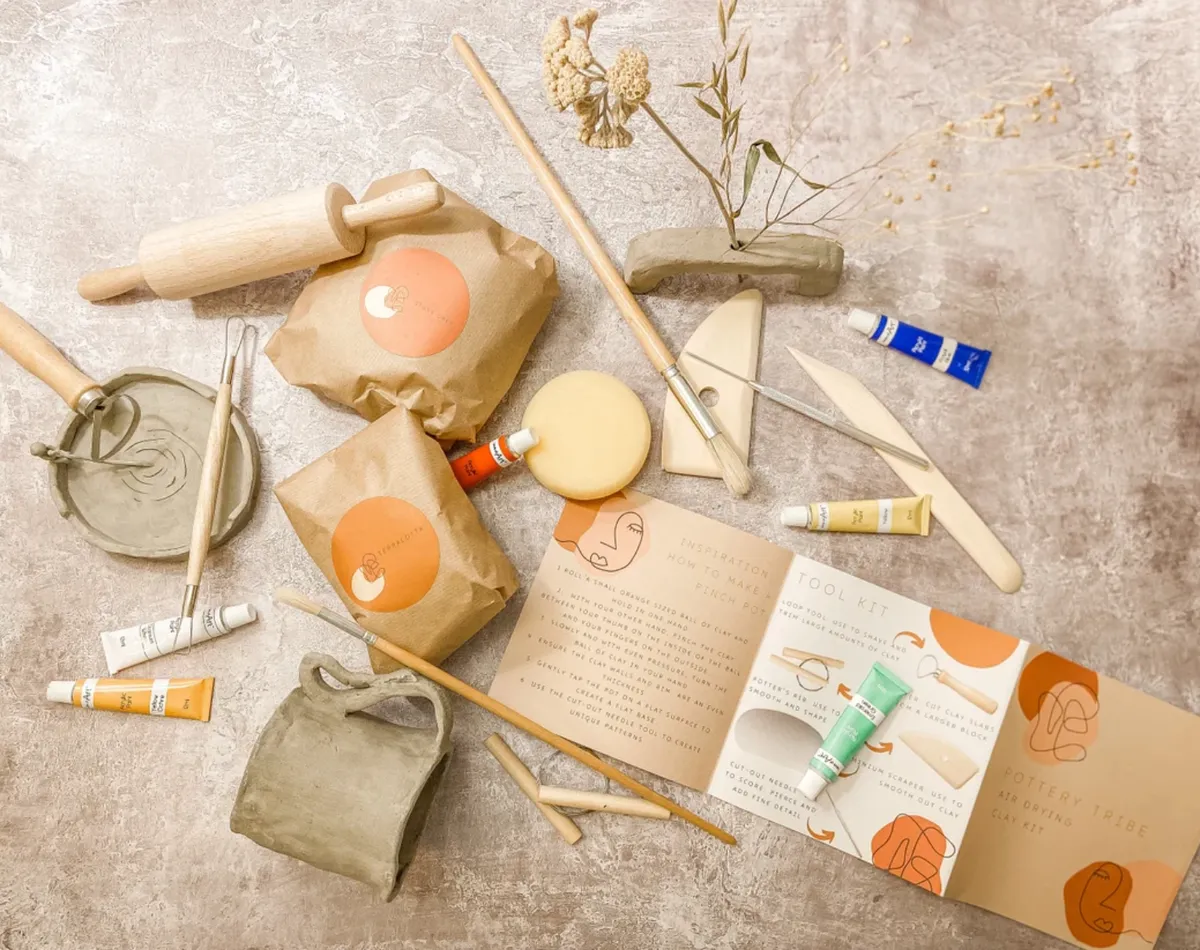 The Crafting Cartel's air dry clay kit