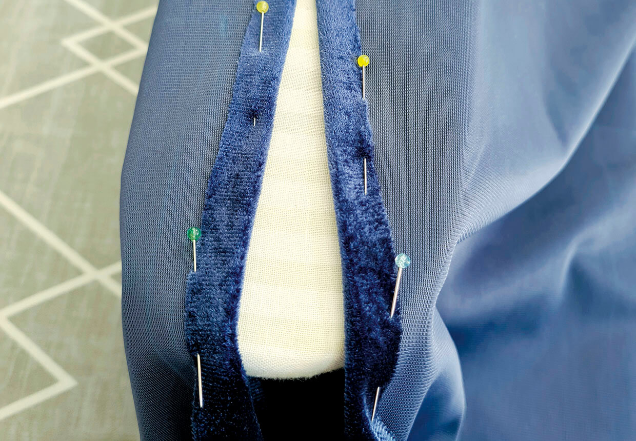 Press side seams open and flat from the hem to the underarm