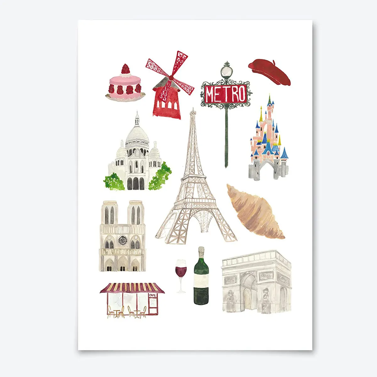 Favourite cities Paris letter writing set