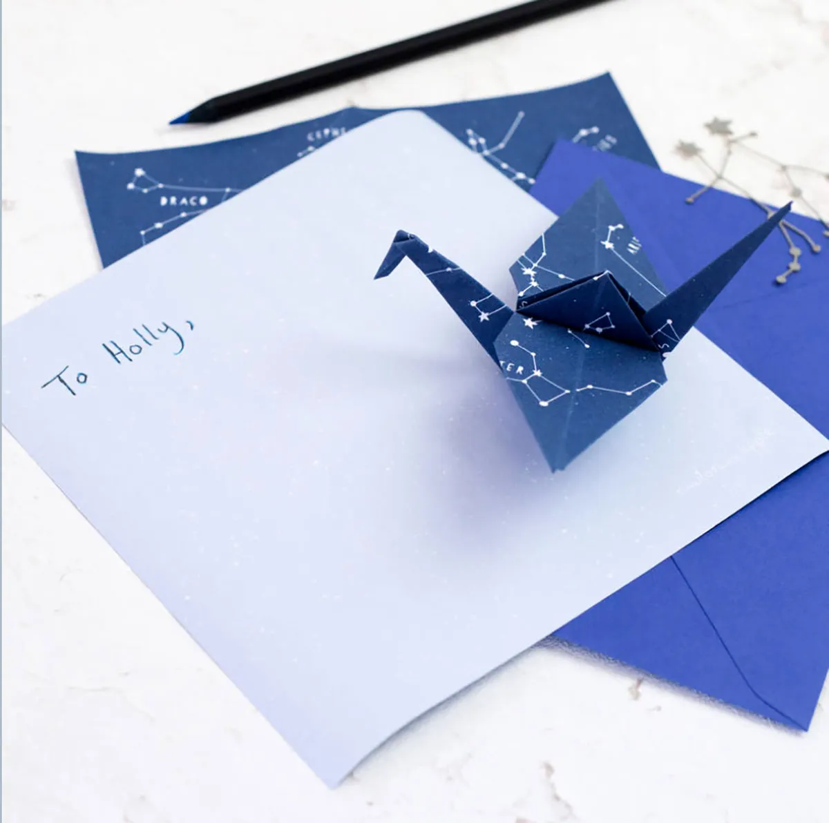 Stariami origami letter writing paper