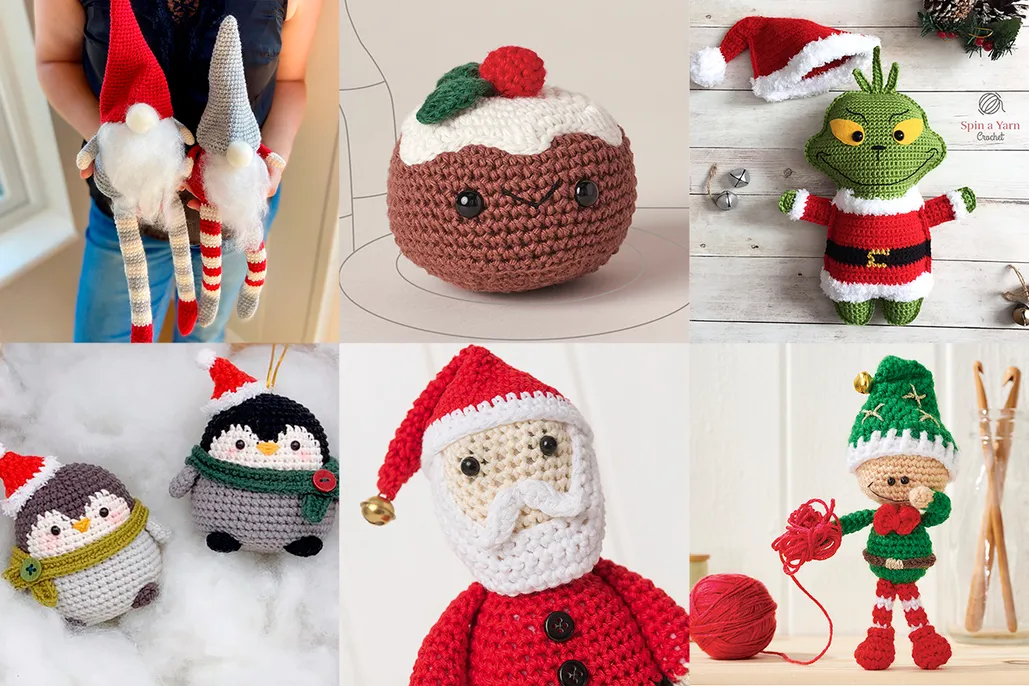 Amigurumi Crochet Pattern Christmas Dolls Amigurumi Patterns 