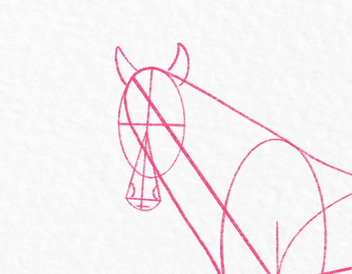How to draw a horse - step 23