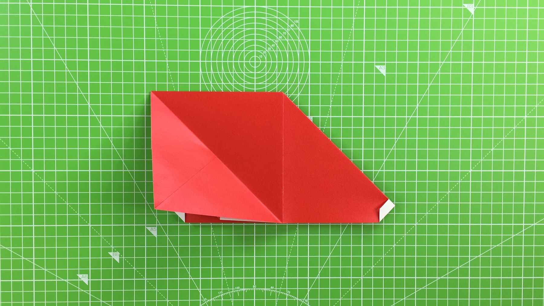Origami Santa tutorial - how to make an origami Santa, step 18
