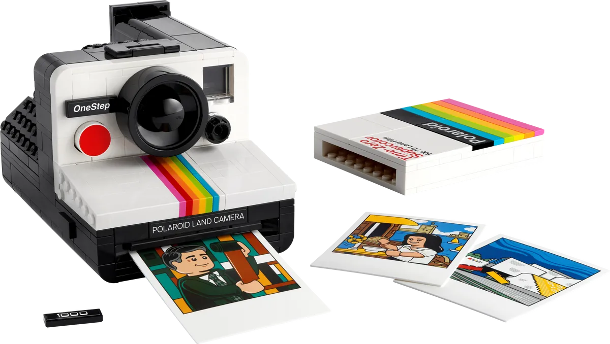 Polaroid camera Lego set for adults