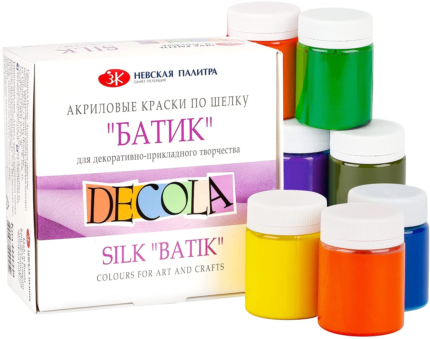 Silk painting supplies – Nevskaya Palitra Silk Paint Set
