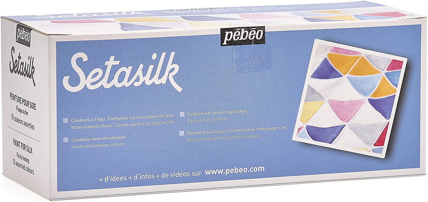 Silk painting supplies – Pebeo setasilk set, image 1