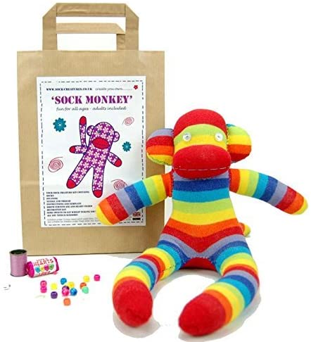 Sock creatures sock monkey kit