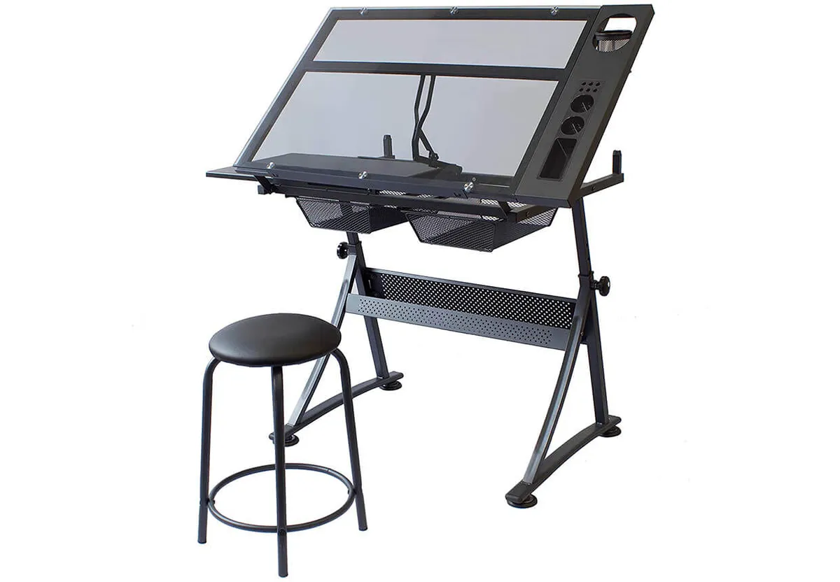 Stationery Island drawing table
