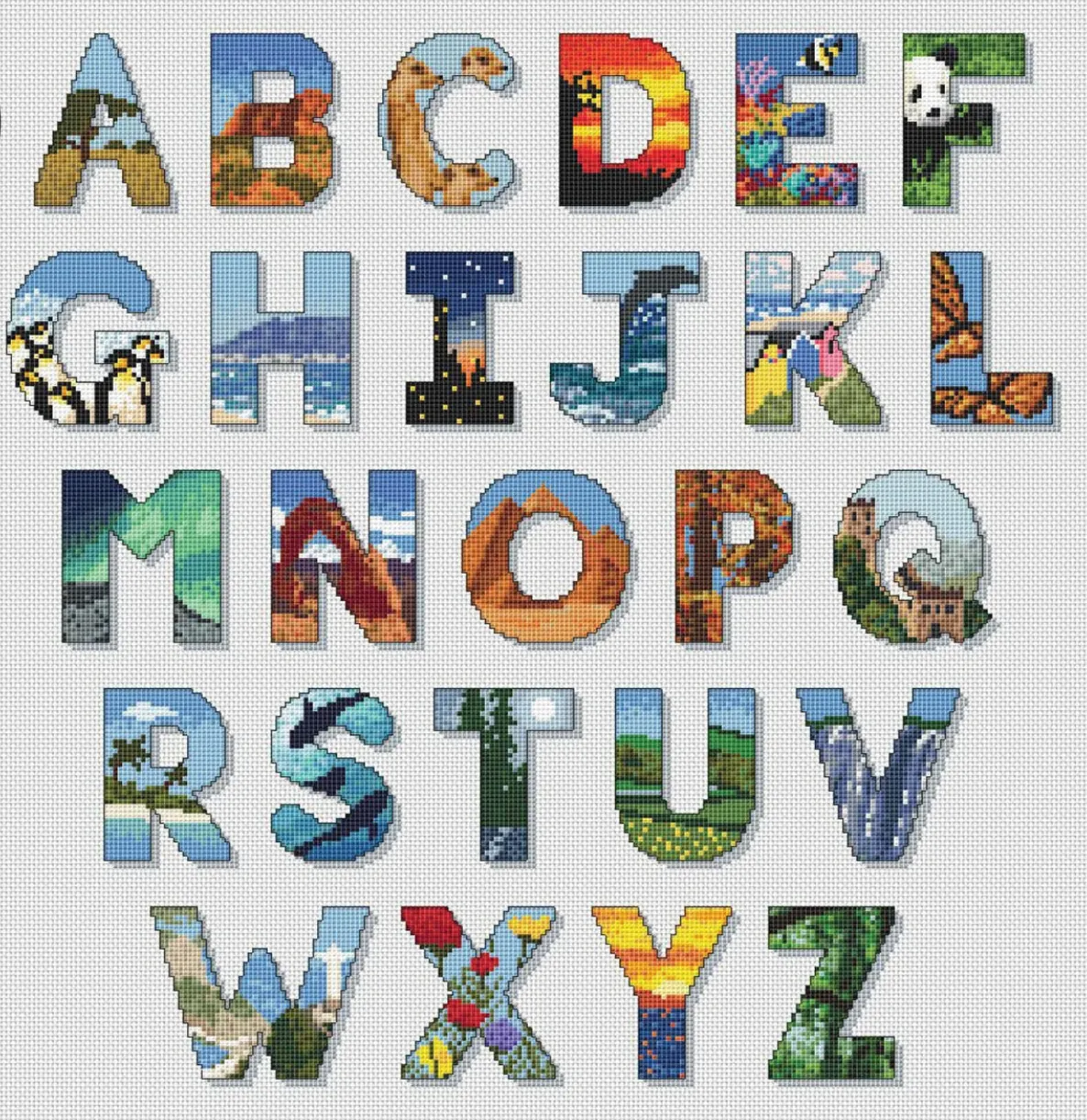 5. Explore the World Alphabet by ClimbingGoatDesigns