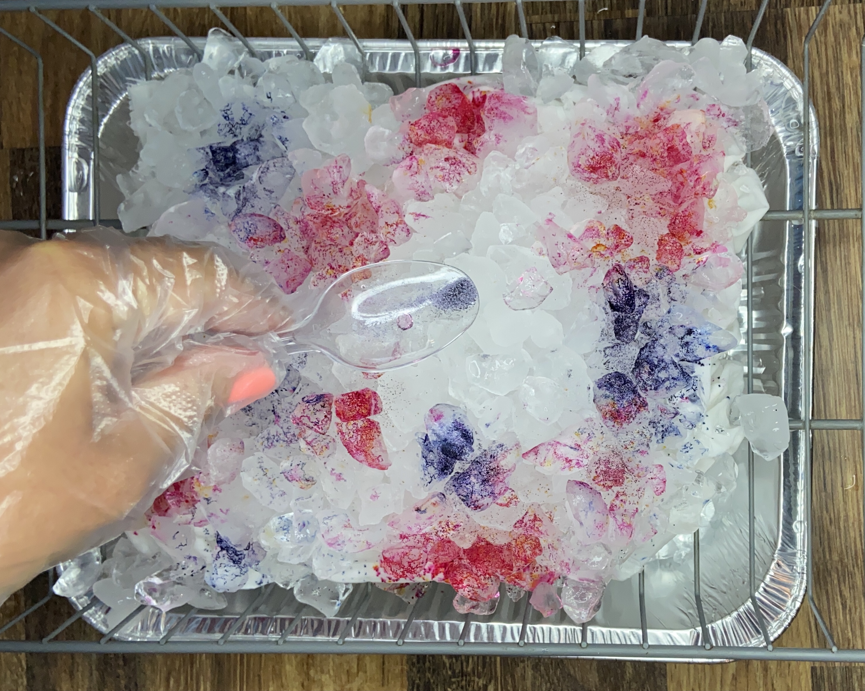 How to ice dye step 4