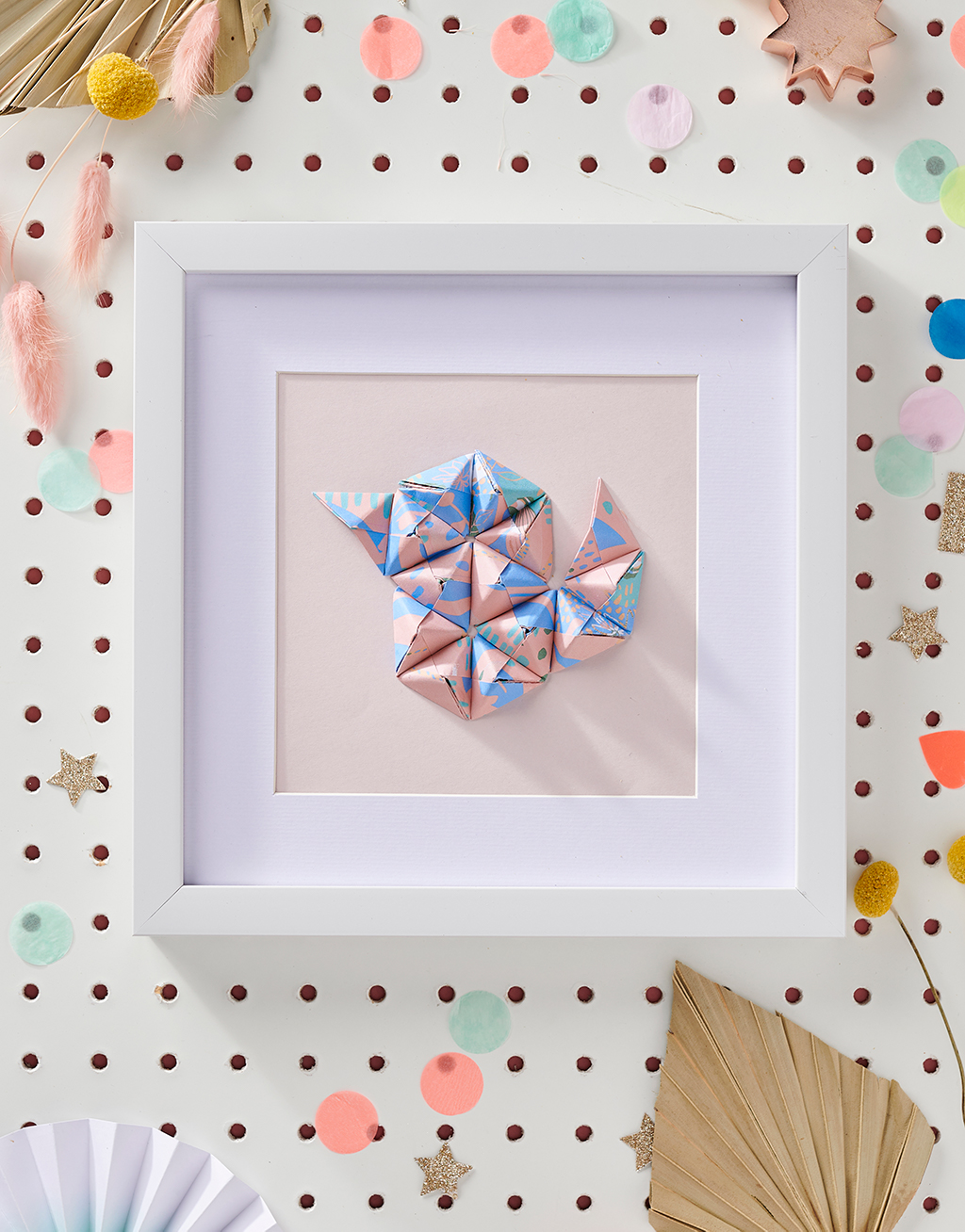 How to make origami wall art