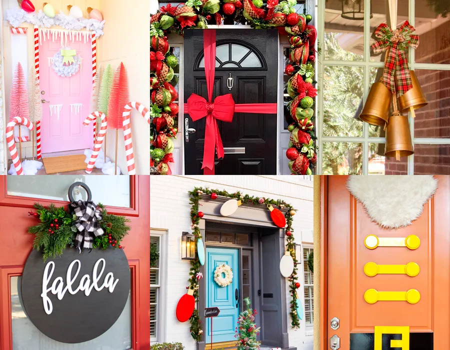 best Christmas door decorations for 202