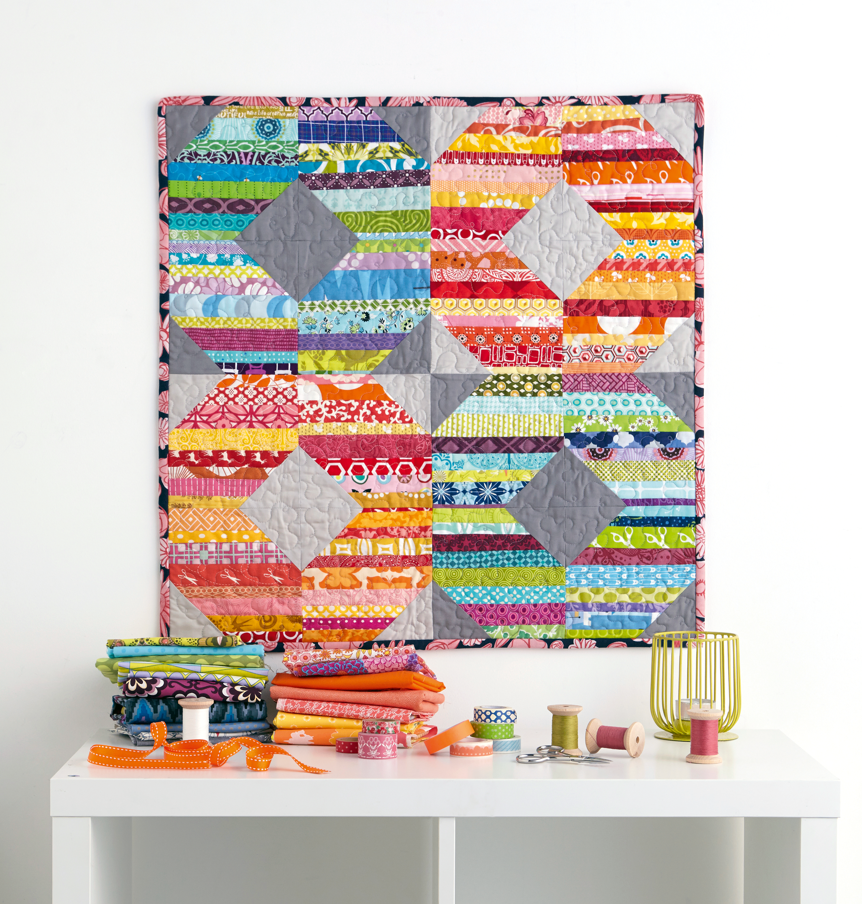 string peicing quilt