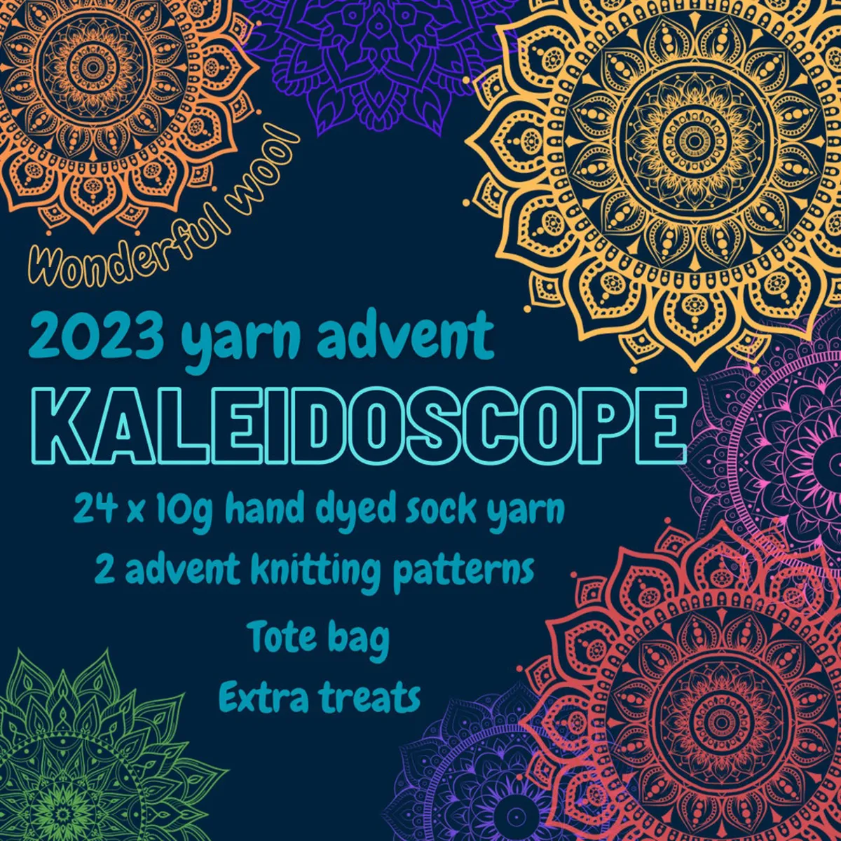 Kaleidoscope yarn advent calendar