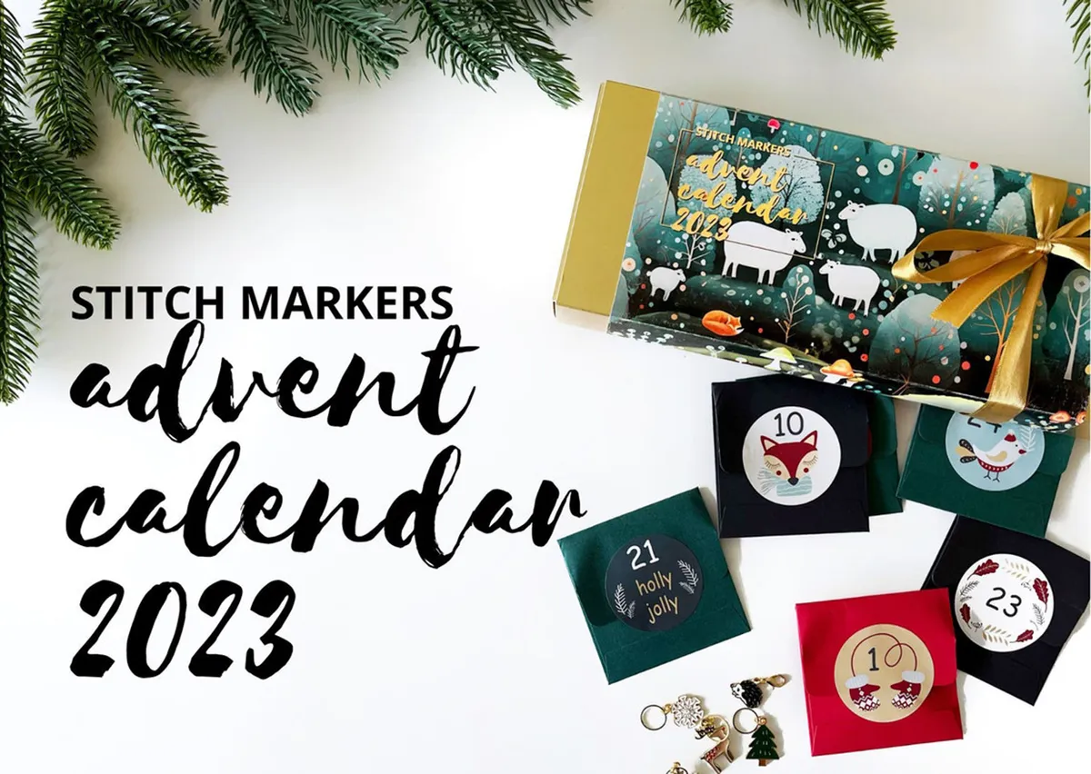 Stitch marker advent calendar