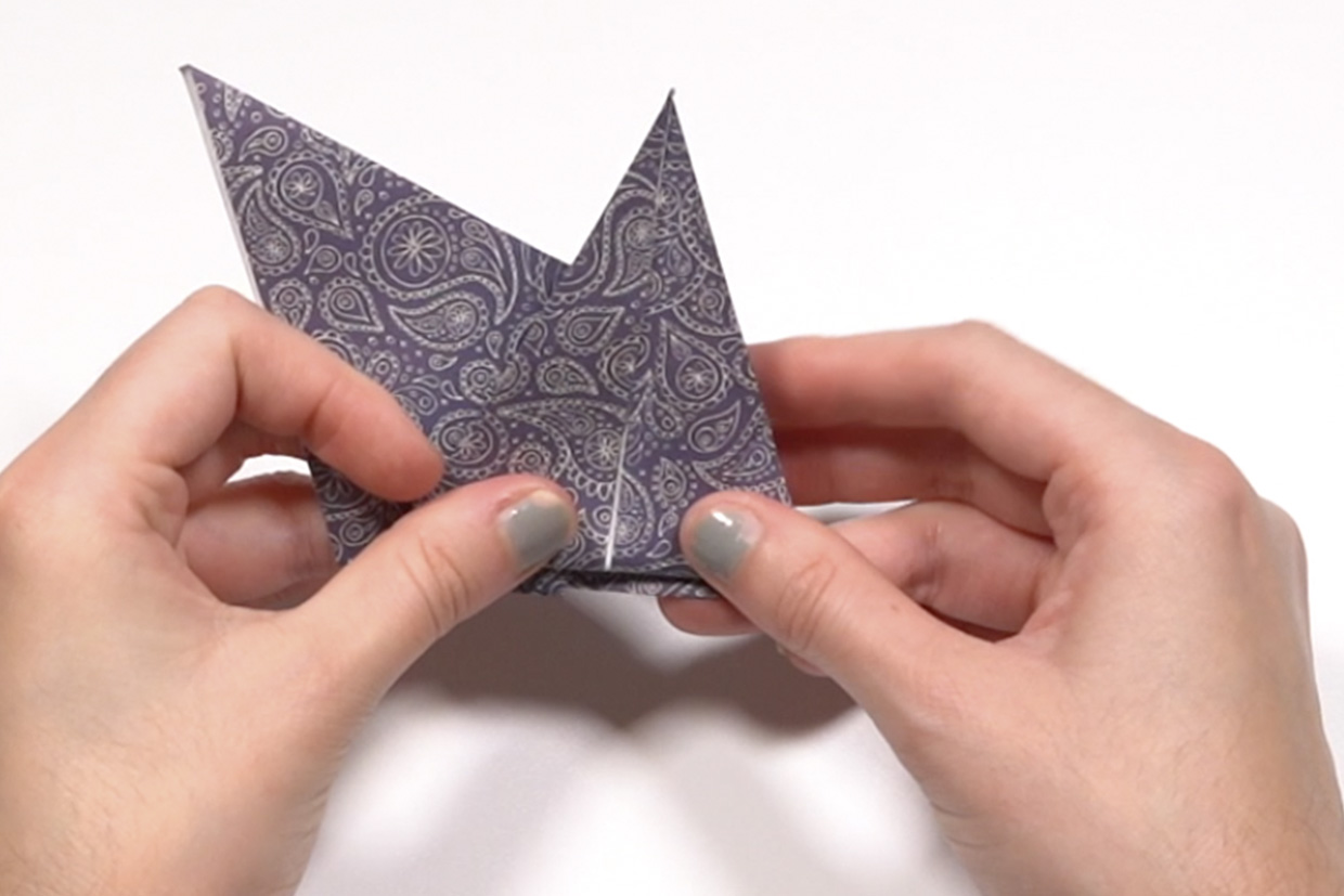 cat origami step 16