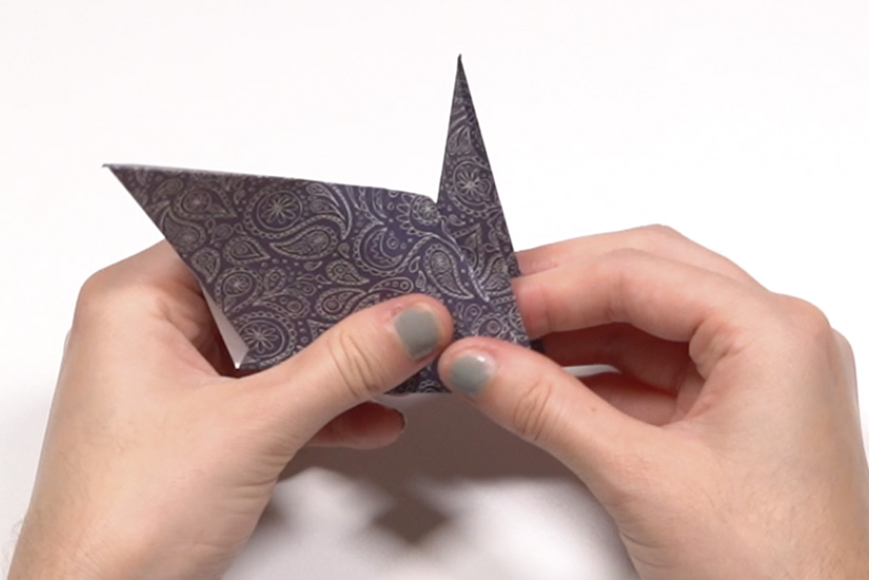 cat origami step 17