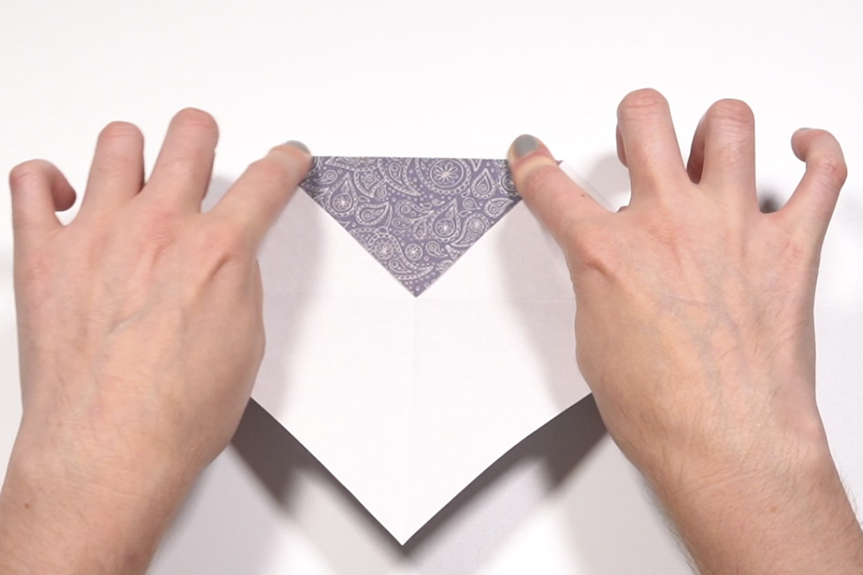 cat origami step 3