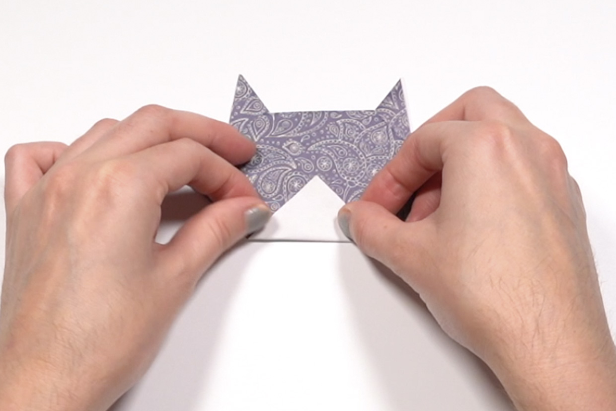 cat origami step 8